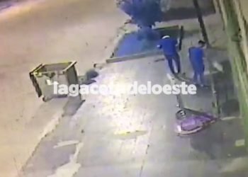 Dos hombres provocaron el incendio en el Supermercado de avenida Echeverría