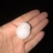 Fuerte tormenta de granizo en la zona Este