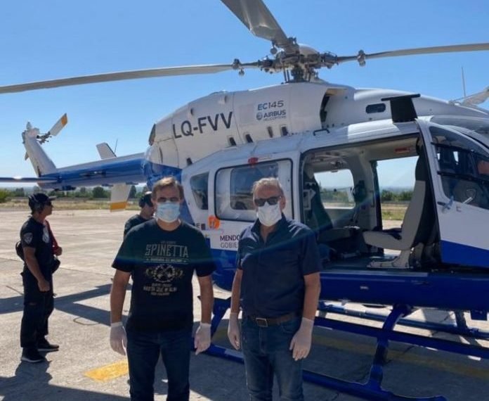 El gobernador siguió en helicóptero los operativos de control