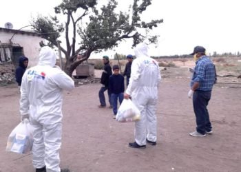 Jaime Prats: controles de ingreso, desinfección y asistencia a las familias con alimentos