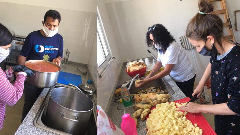 Organizaciones se unieron para la entrega de viandas en los barrios más carenciados de la ciudad
