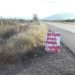 Doloroso cartel sobre la Ruta 7 en Luján: “No tenemos para comer, ayuda”