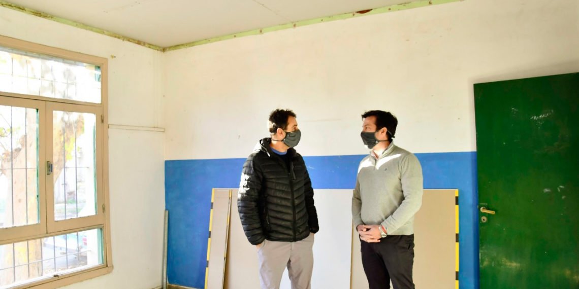 Necochea: Avanza la obra en infraestructura de la Escuela Especial N° 501