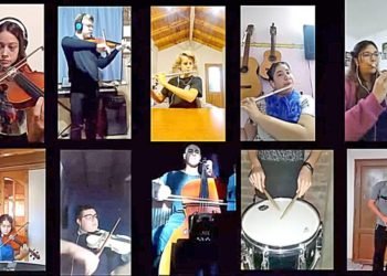Alumnos de la Orquesta Sinfónica Juvenil de San Rafael comparten su versión de la Marcha de las Malvinas