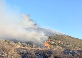 El humo de los incendios de Córdoba llegó a San Luis y San Rafael
