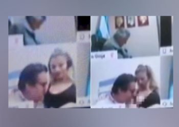 Escándalo en Diputados: en plena sesión, un diputado mantenía una escena sexual con una mujer