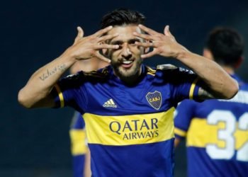 Copa Libertadores: con 2 goles de Salvio, Boca venció a Libertad y quedó como líder