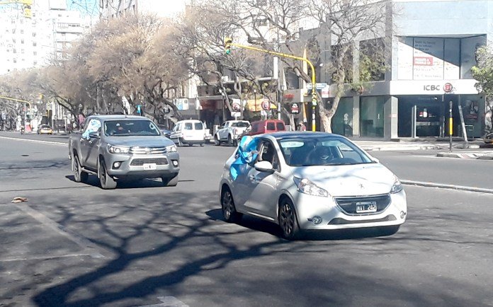 “13-S”: un grupo de sanrafaelinos también salió a las calles a manifestarse