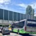 Colectivo quedó incrustado en viaducto del tren Mitre en Belgrano: cuatro heridos