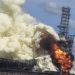 Fuego en la refinería de Campana: un incidente generó pánico en la población