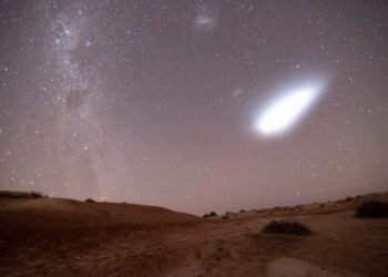 Las imágenes del ovni que surcó el cielo en el sudoeste