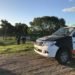 Hallan un cuerpo carbonizado dentro de una camioneta incendiada en Punta Indio