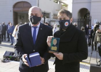 Kicillof y Secco celebraron un nuevo aniversario de Ensenada