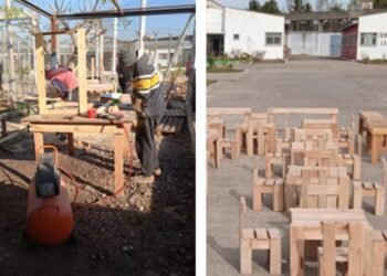 Internos de un penal de San Martín donaron mobiliario para una iglesia y un comedor