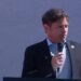 Axel Kicillof cortó la cinta a la escuela 100 de su gestión
