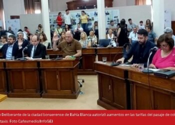 Bahía Blanca: el Concejo Deliberante aprobó aumentos del boleto de colectivos y taxis